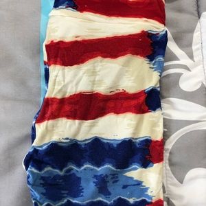 Tie dye americana leggings